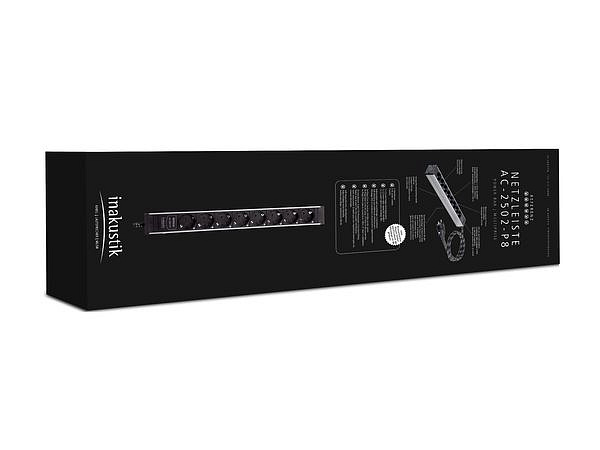 InAkustik Referenz Power Bar AC-2502-P8 3x2,5mm, 1.5 m, 00716302_1