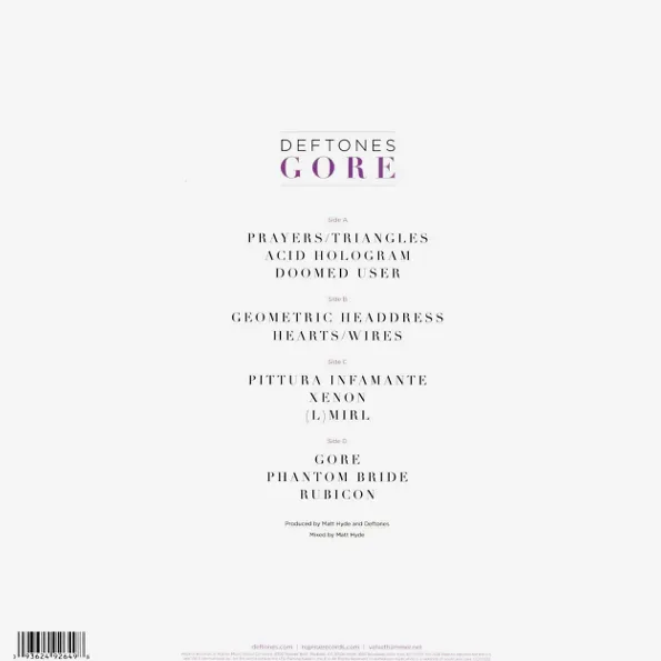 Deftones - Gore (2LP), 0093624926498_2