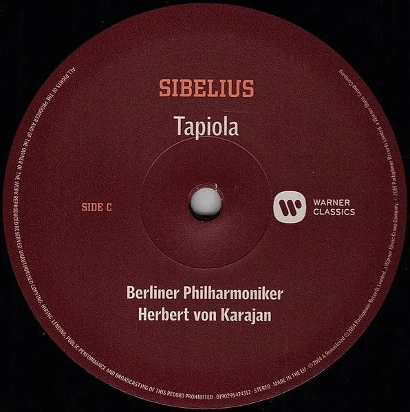 Herbert Von Karajan, Sibelius: Finlandia. Karelia. En Saga. Valse Triste (2LP Black), 0190295424312_3