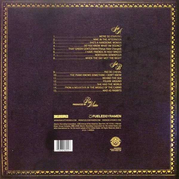 Panic! At The Disco - PRETTY. ODD. (140 Gram Black Vinyl LP), 0075678969447_5