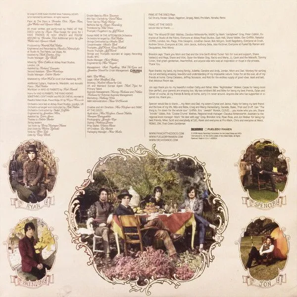 Panic! At The Disco - PRETTY. ODD. (140 Gram Black Vinyl LP), 0075678969447_3