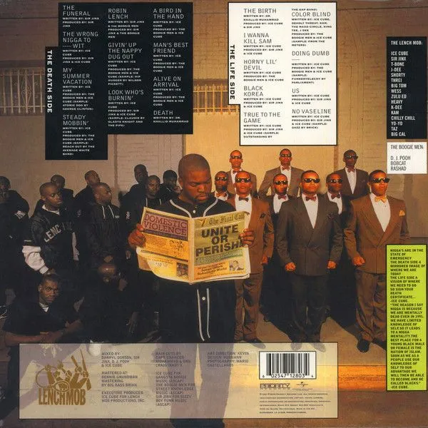 Ice Cube - Death Certificate (Black Vinyl LP), 0602547128034_1
