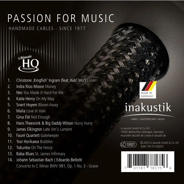InAkustik CD, Inakustik-Passion For Music, 01678175_1