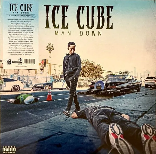 Ice Cube - Man Down (Black Vinyl 2LP), 9010974030379_1
