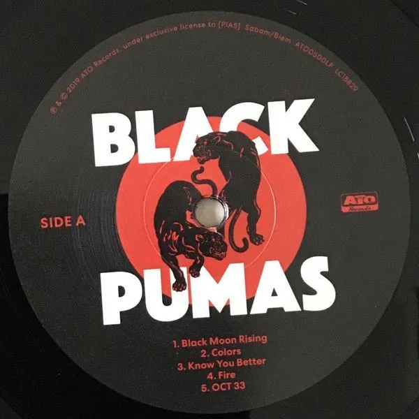 Black Pumas - "Black Pumas" ( 1LP, Album, Optimal "CZ" pressing), 5400863011536_1