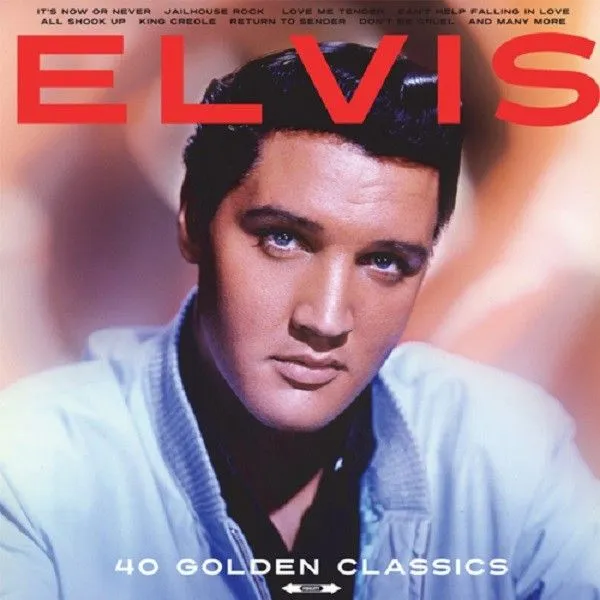 ELVIS PRESLEY - 40 Golden Classics(Black Vinyl LP) , 5711053020796