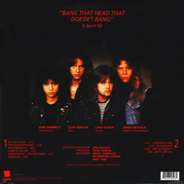 Metallica - Kill 'Em All (LP), 0602547885289_1