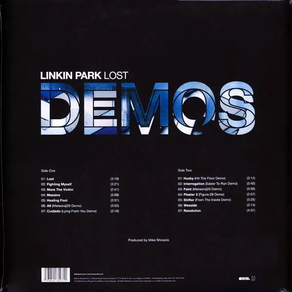 Linkin Park - Lost Demos (Black Vinyl LP), 0093624852704_1