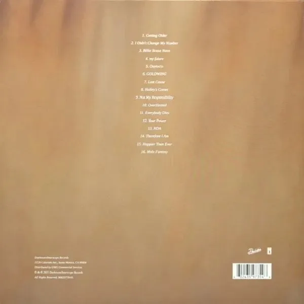 Billie Eilish - "Happier Than Ever" (2Lp), 0602435973548_1