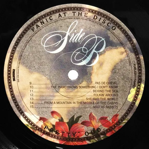 Panic! At The Disco - PRETTY. ODD. (140 Gram Black Vinyl LP), 0075678969447_4