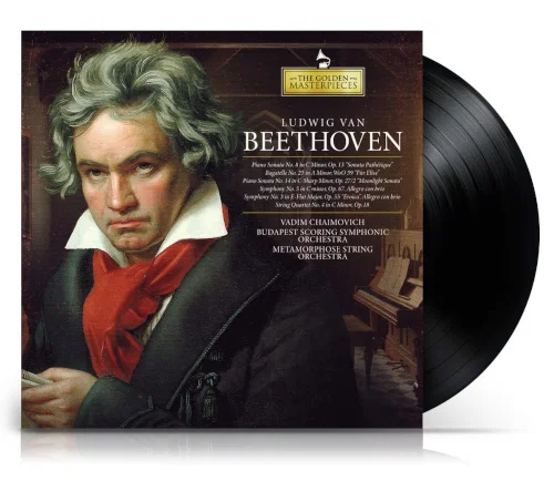 Ludwig Van Beethoven - The golden masterpieces - ludwig van beethoven (1LP), 8430717000550_1