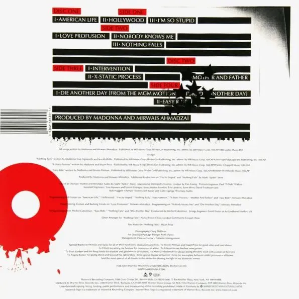 Madonna - American Life (2LP),0093624843917_1