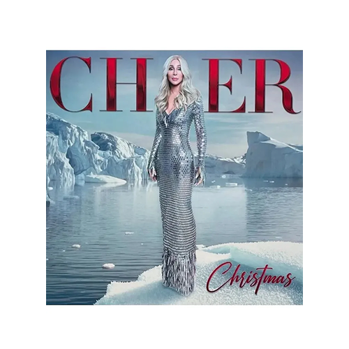 CHER - CHRISTMAS - LIMITED WHITE & BLUE SPLATTER VINYL - AMAZON EXCLUSIVE 0093624839071_0