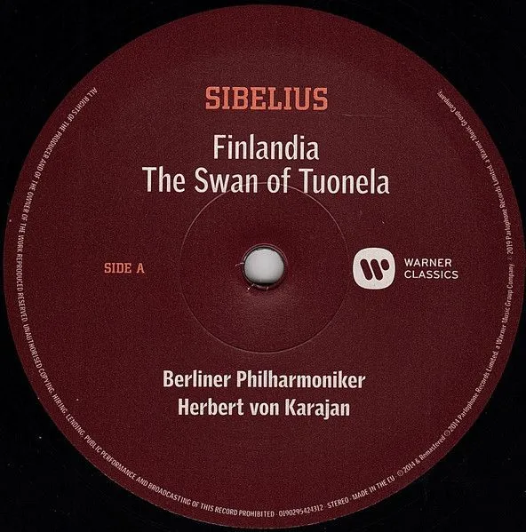 Herbert Von Karajan, Sibelius: Finlandia. Karelia. En Saga. Valse Triste (2LP Black), 0190295424312_5