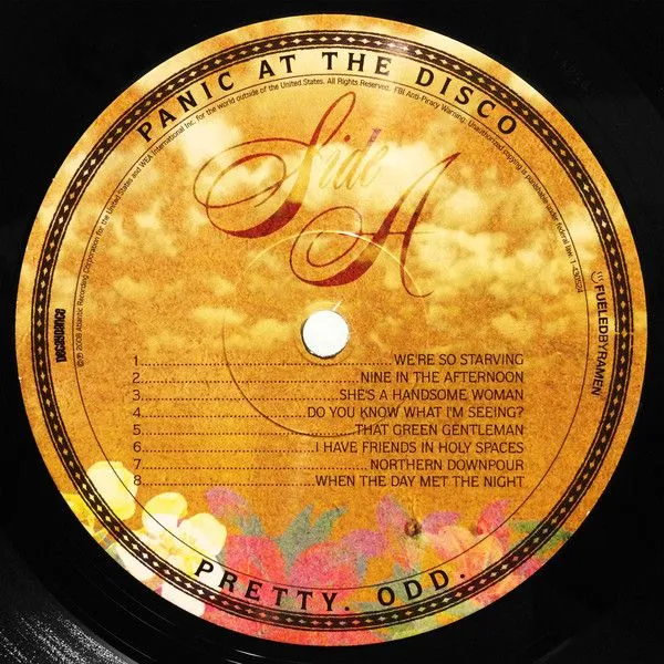 Panic! At The Disco - PRETTY. ODD. (140 Gram Black Vinyl LP), 0075678969447_2