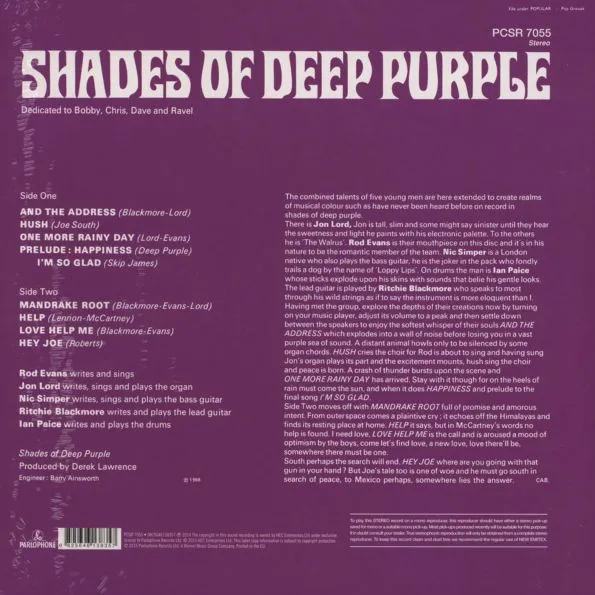 Deep Purple - Shades Of Deep Purple (LP), 0825646138357_1