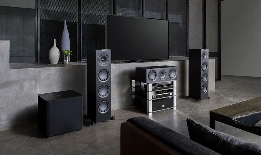 KEF Q950 во фронтальных каналах системы домашнего кинотеатра 5.1