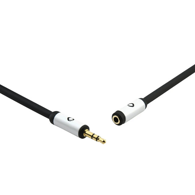 Oehlbach PERFORMANCE i-Connect 3,5mm jack, (f)-(m) 3,0m black, D1C60034_1