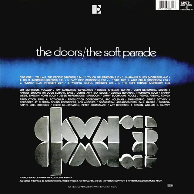 The Doors - The Soft Parade, (LP), 0075596067416_1