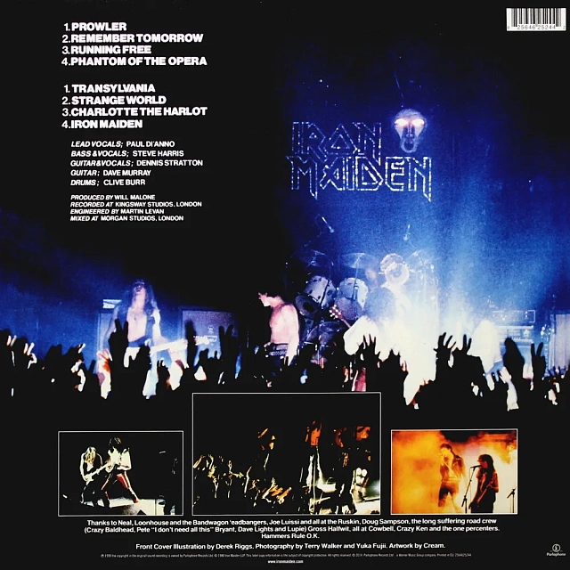 Iron Maiden - Iron Maiden (Black Vinyl LP), 0825646252442_1