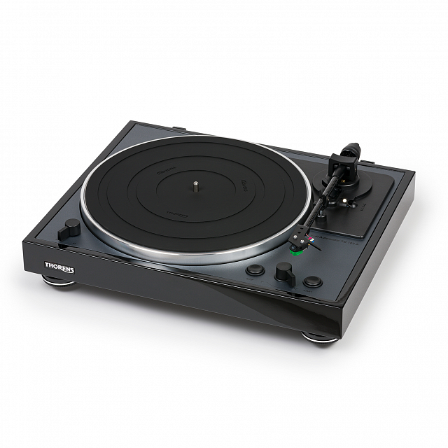 Thorens TD 102 A, AT-VM95E, Piano Black_0