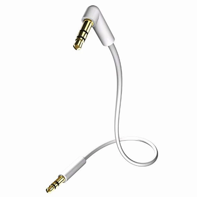 InAkustik Star MP3 Audio Cable 90°, 0.5 m, 003104005