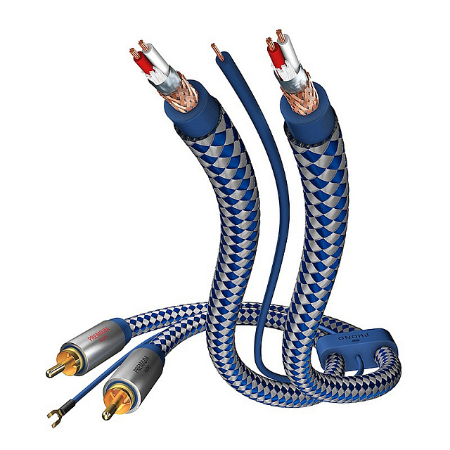 InAkustik Premium Phono Cable RCA-RCA 0.75m 00405107