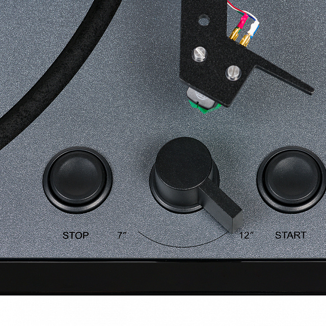 Thorens TD 102 A, AT-VM95E, Piano Black_7