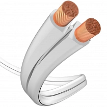 InAkustik Star LS cable, 2 x 2.5 mm2, Spade 30 m Set, White, 0030226S01