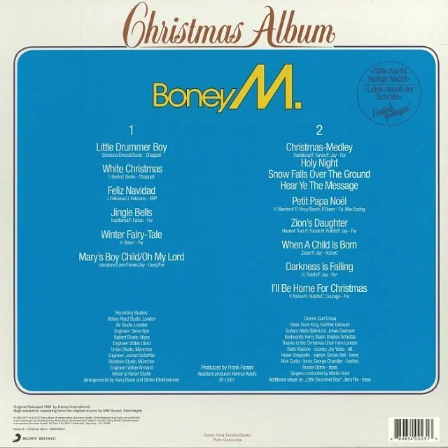 Boney M. - Christmas Album (LP, 2017), 0889854092313_1