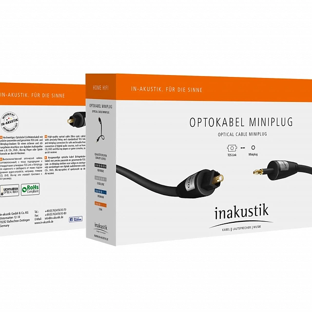 InAkustik Star Optical Cable Toslink - Miniplug 3.0m, 00312131_2