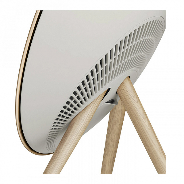 Bang & Olufsen Beosound A9 5.G Gold Tone/Light Oak Legs/Cover Golden by Kvadrat_2
