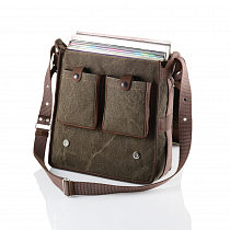 Clearaudio Vinyl Travel Leather Bag Brown