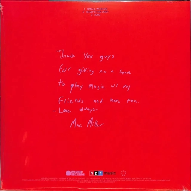 Mac Miller - NPR Music Tiny Desk Concert (Coloured Vinyl LP), 0093624855958_2
